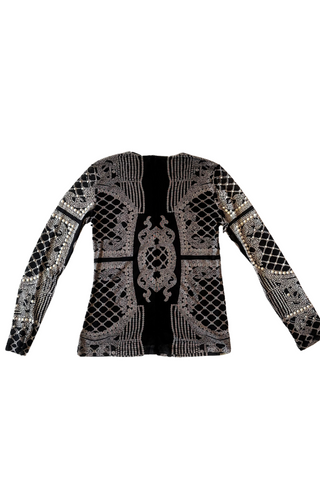 Art Deco Pearl Top