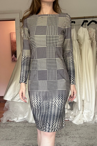 Long Sleeve Scuba Dress