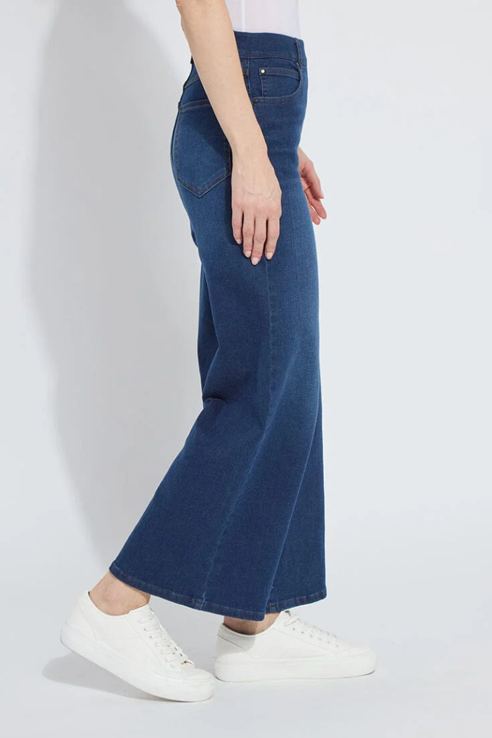 Lyssé Sylvie Wide Leg Premium Denim Indigo Black