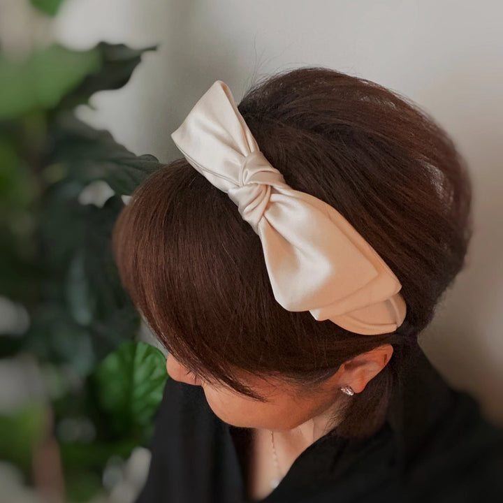 Satin Side Bow Headband