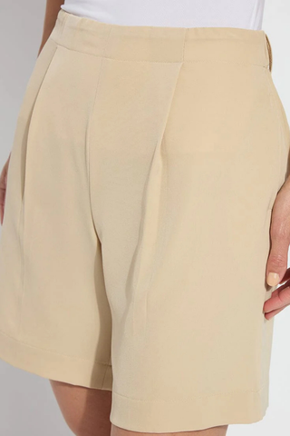 Lyssé Dia Pleated Short - Raffia