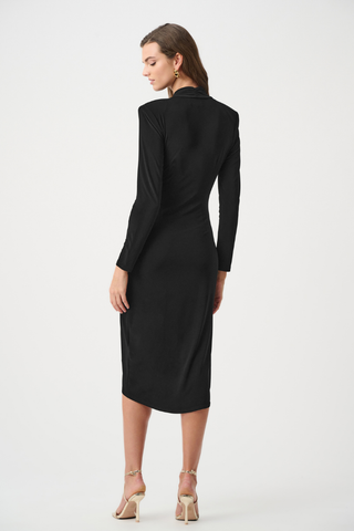 Silky Knit Sheath Wrap Dress Ribkoff 263709