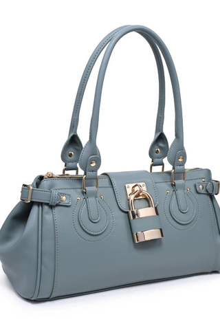 Moda Satchel - Dusty Blue Urban Expressions 63987A