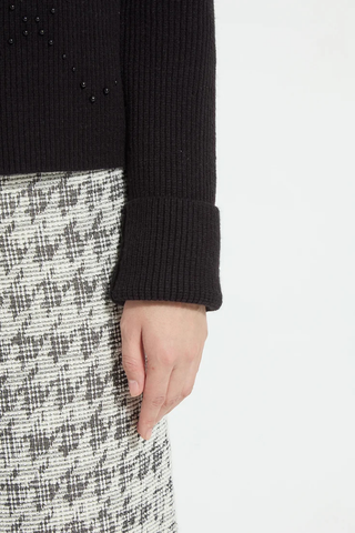 Sylvinne Tweed Crop Palazzo Lyssé 12-3988-M2