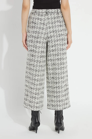 Sylvinne Tweed Crop Palazzo Lyssé 12-3988-M2