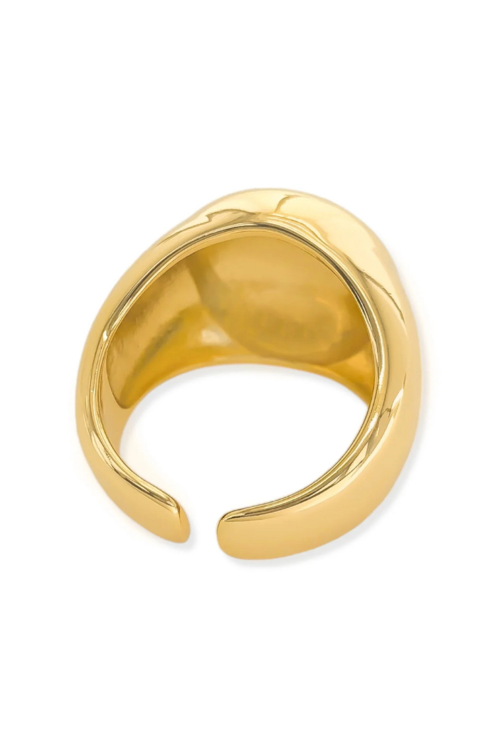 OMGBlings LRN321 - Dome Ring