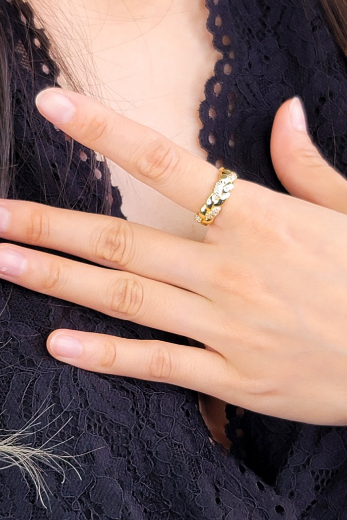 OMGBlings LRN255 - Braided Ring