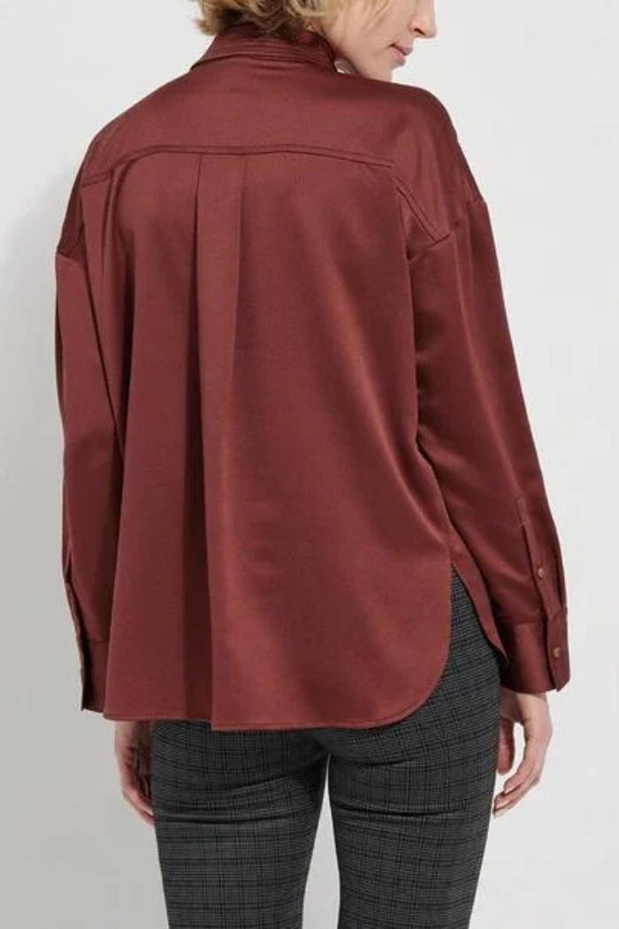 Lysse Kristin Stitched Satin Shirt