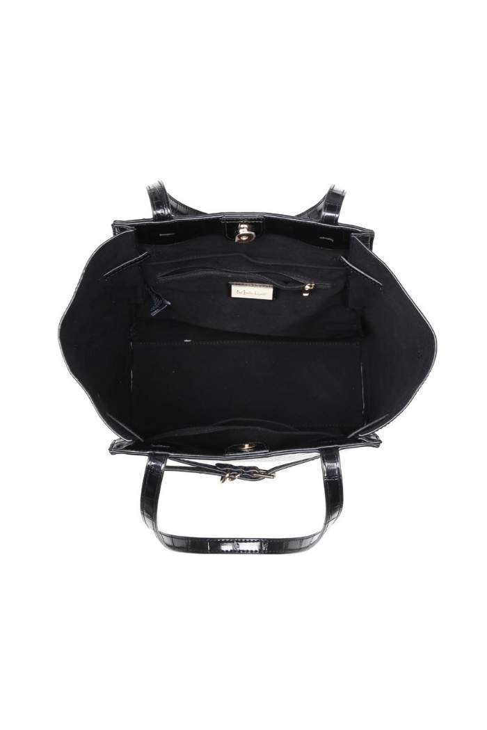 Moda Luxe Athena Bucket Bag - Black