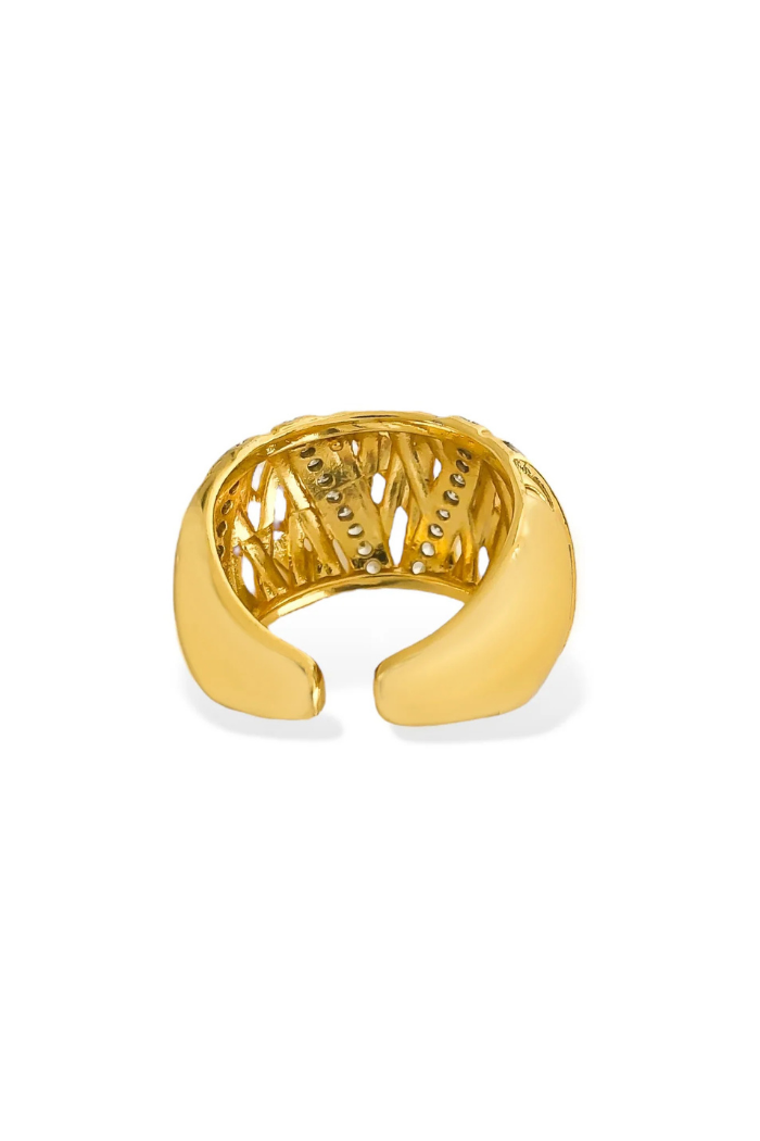 OMGBlings LRN388 - Two Tone Ring
