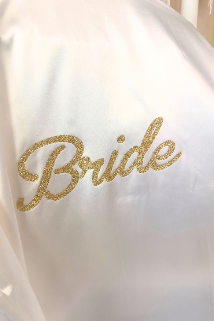 Satin Bridal Robe