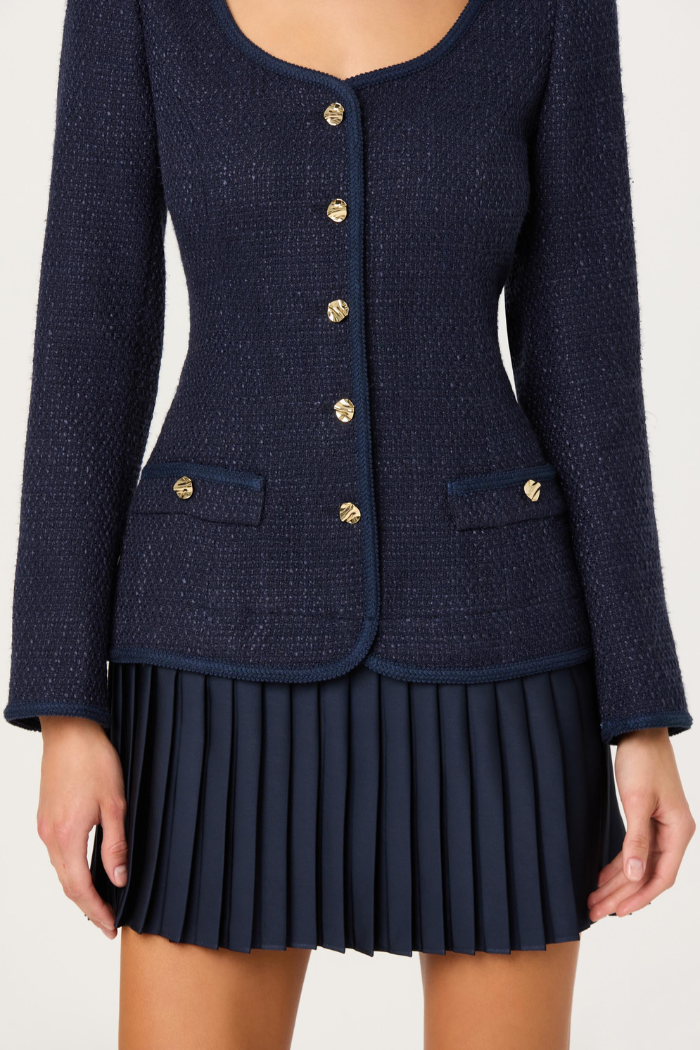 ASTR Malorie Mixed Media Mini Dress ACDR103048