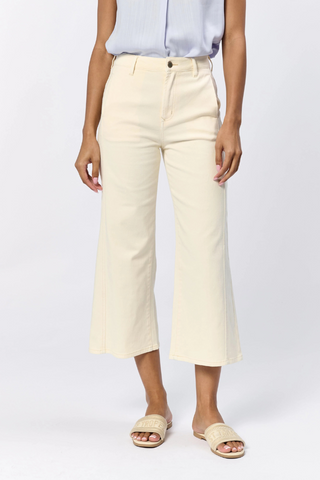 Dear John Audrey Wide Leg Jean Wheat