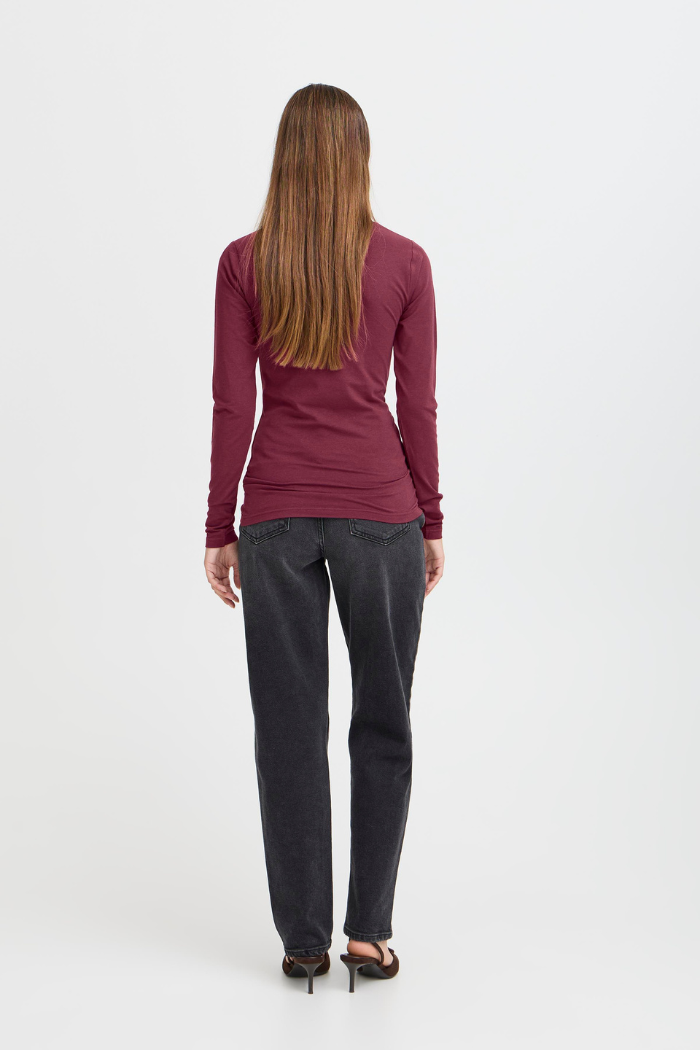 b. young BYPamila Long Sleeve Jersey Tee - Port Royale 20807594