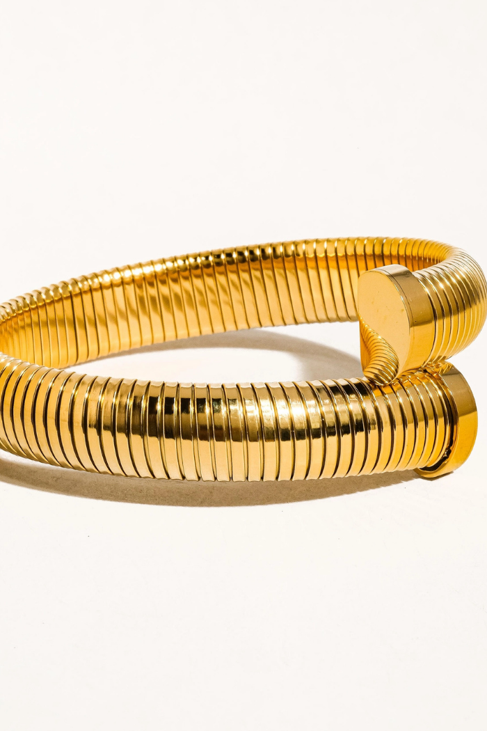 Flânerie by MAIQ Dehors 18K Gold Non-Tarnish Bold Bangle