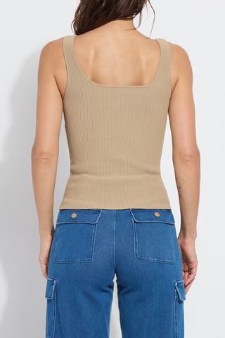 Avril Sculpting Tank - Sandstone