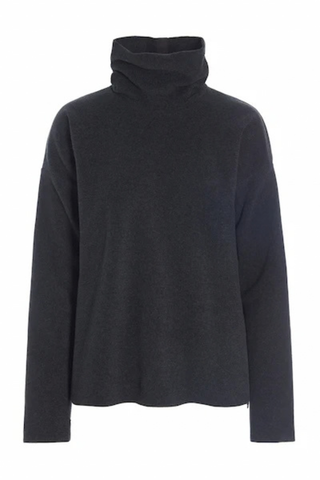 High Neck Pullover - Soft Black Henriette Steffensen 1360-914