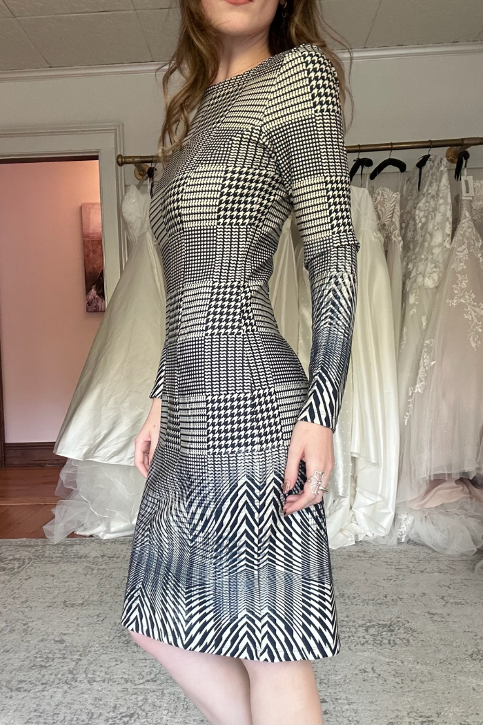 Long Sleeve Scuba Dress