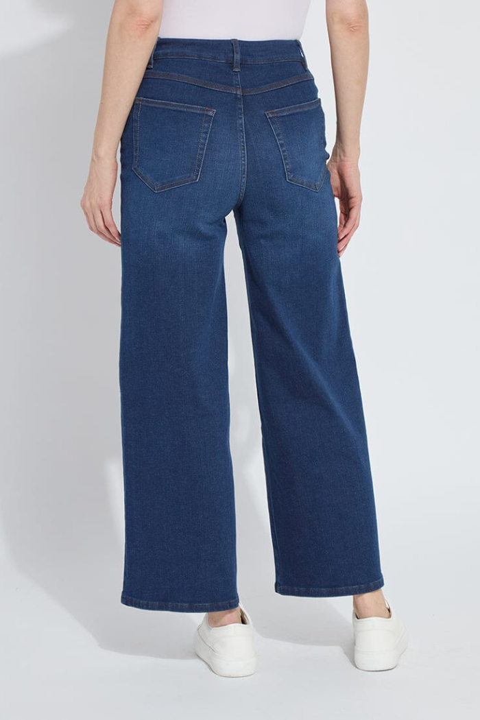 Lyssé Sylvie Wide Leg Premium Denim Indigo Black