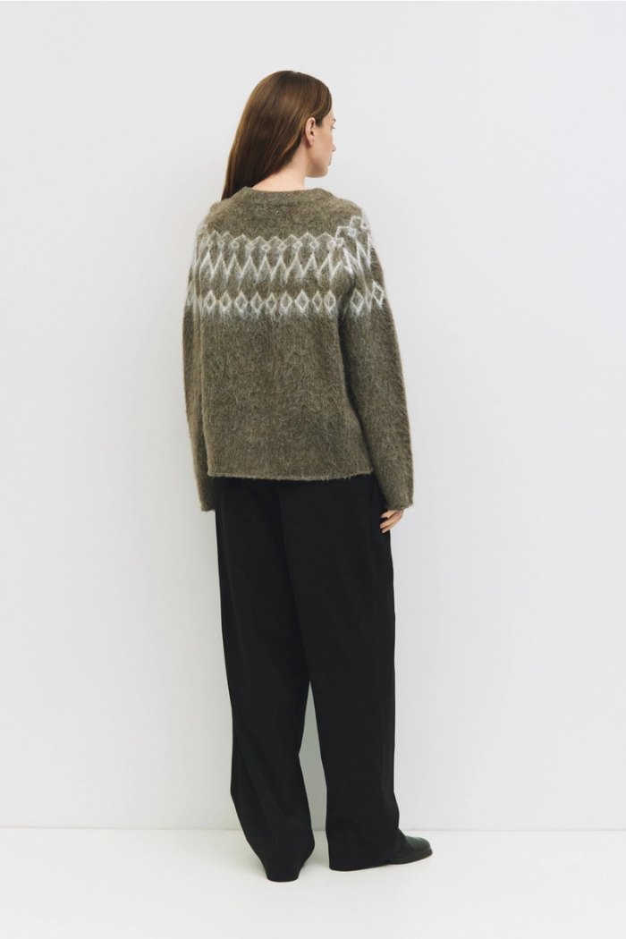 Mod Ref The Wilson Sweater | Fair Isle Brushed Sweater