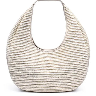 Textured Woven Zoey Tote Bag