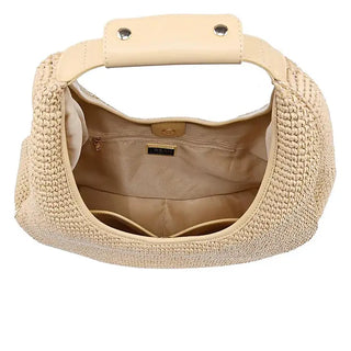 Textured Woven Zoey Tote Bag