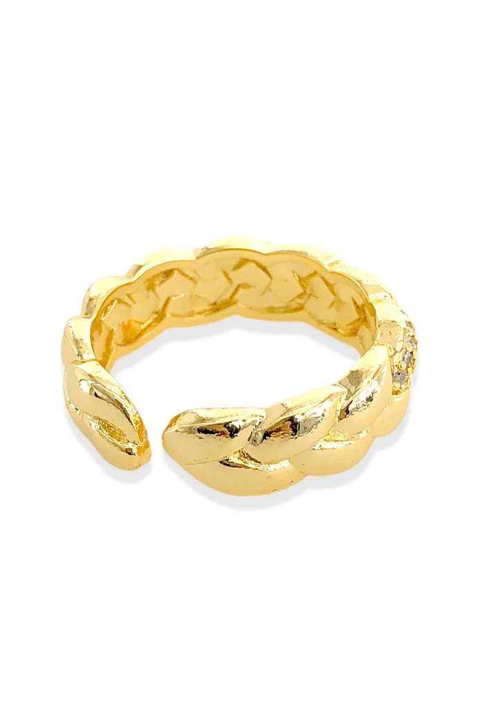 OMGBlings LRN255 - Braided Ring