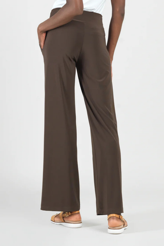 Clara Sunwoo Wide Leg Pocket Pant - Brown PT21