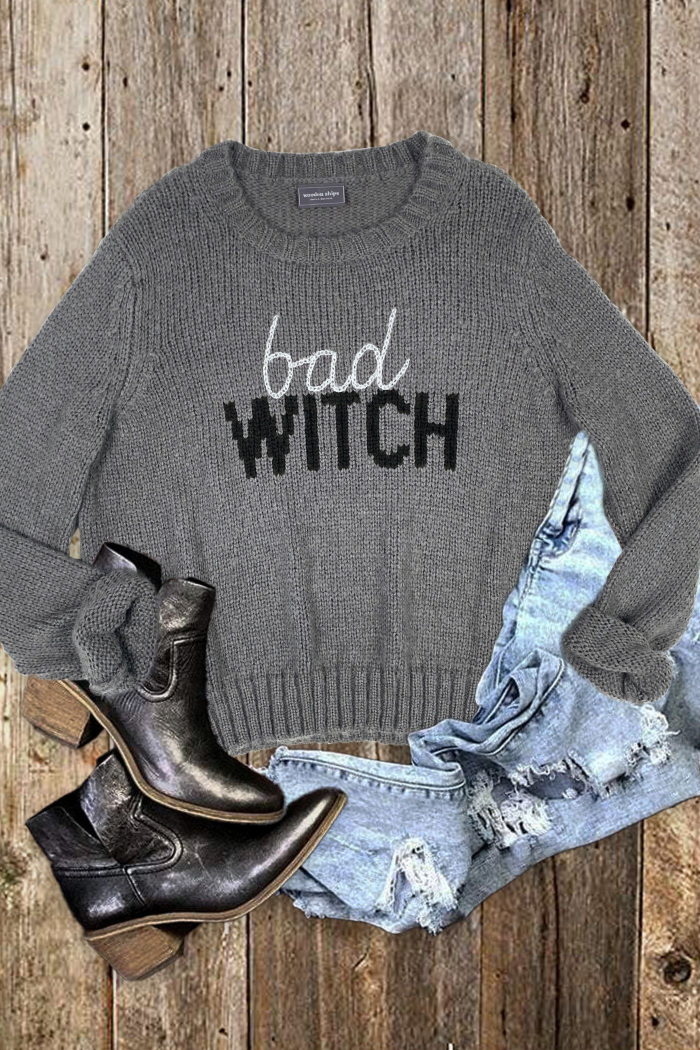 Wooden Ships Bad Witch Crew Sweater