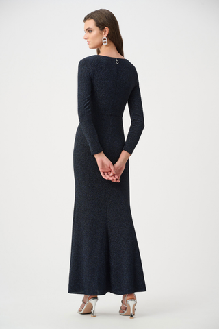 Sparkle Knit Wrap Gown Ribkoff 263735