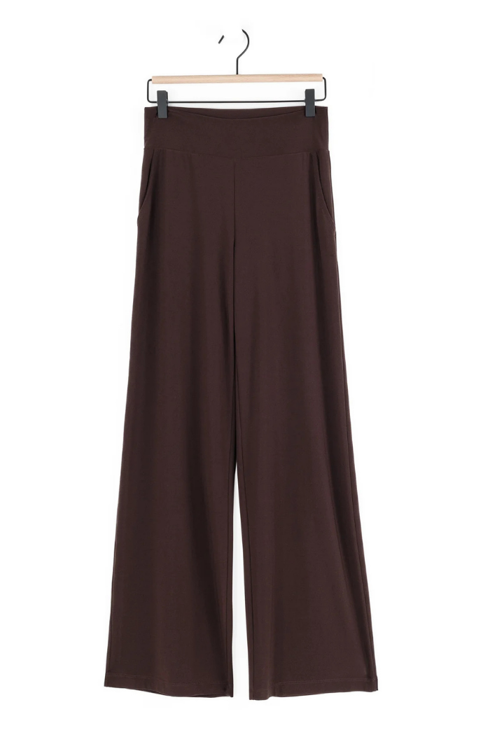 Clara Sunwoo Wide Leg Pocket Pant - Brown PT21