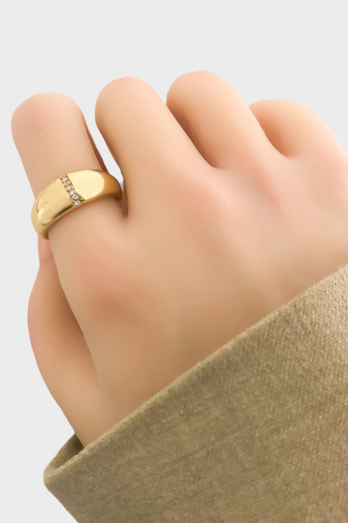 OMGBlings LRN023 - CZ Ring