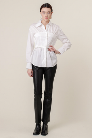 Rene Poplin Top