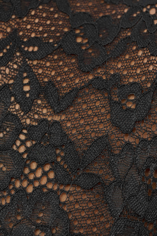 Sheer Lace Sleeve Wide-Leg Jumpsuit Ribkoff 264196