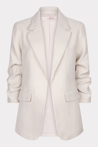 EsQualo SP2610045 Linen Look Blazer EsQualo Linen Look Blazer - Sand SP2510010