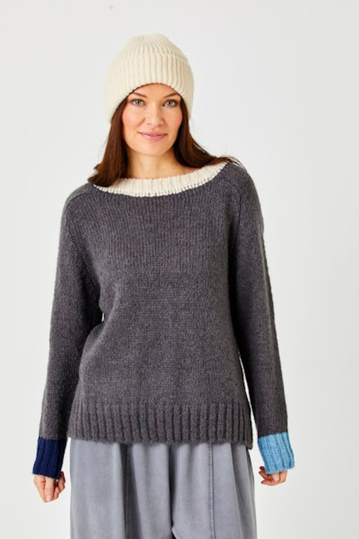 Suzy D Farris Sweater - Grey