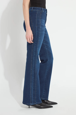 Liora Zip Front Denim Trouser Lyssé 10-3960-M9