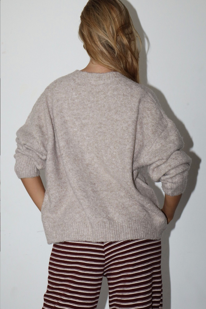 Fish Motif Knit Sweater