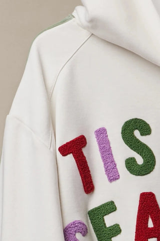 Fa La La Stripe Sleeve Hoodie Mello. MT51203