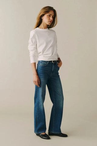 The Vancouver Straight Jeans in Honeymoon Warp + Weft 6049-29