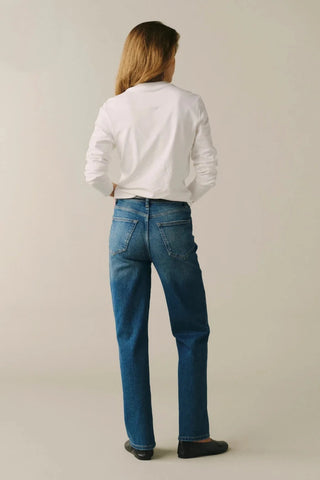 The Vancouver Straight Jeans in Honeymoon Warp + Weft 6049-29