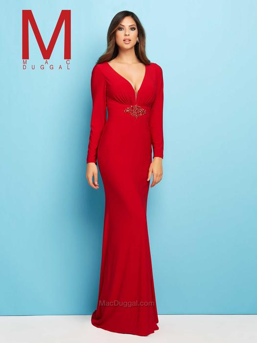 Mac Dugal L/S RED GOWN