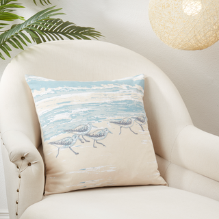 Sanderling Beach Pillow