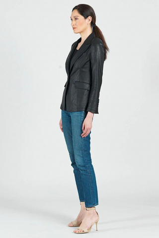 Clara Sunwoo JK124 Liquid Leather Blazer
