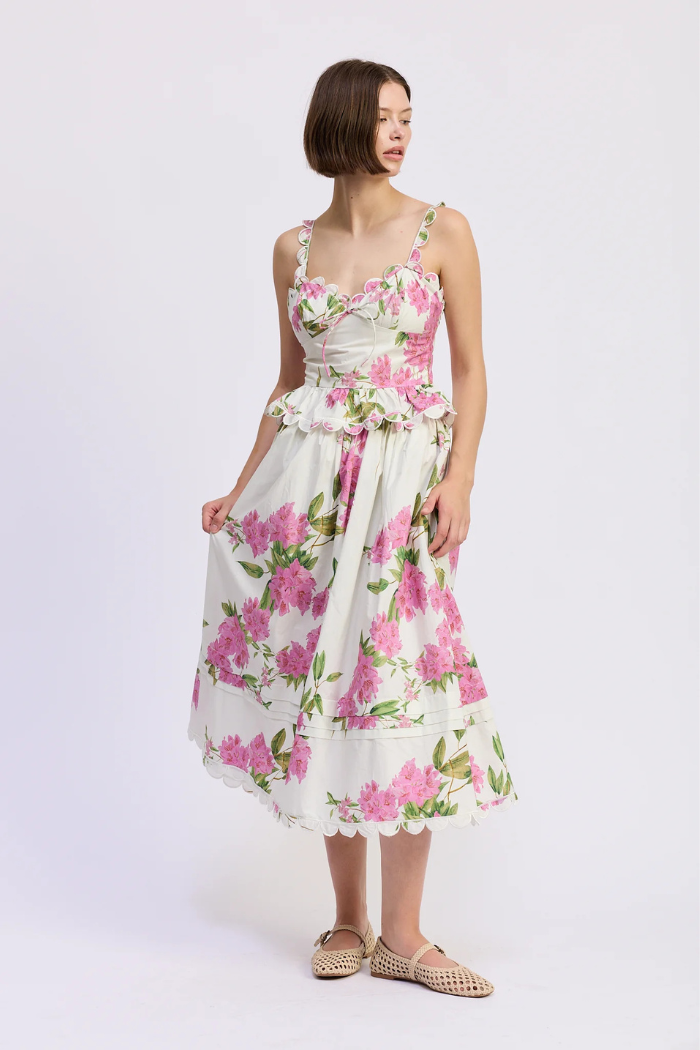 En Saison Solflora Peplum Top IEI5180T