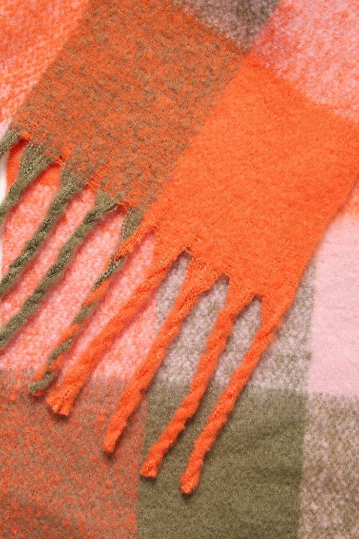 ICHI IAAgge Scarf Tangerine Tango