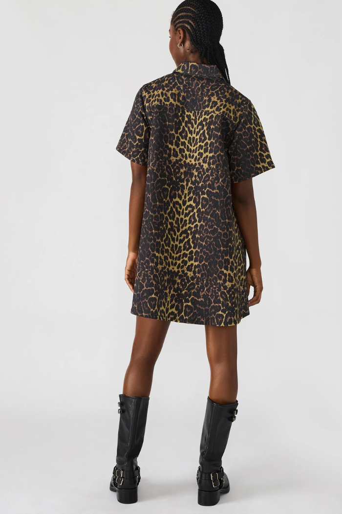 Steve Madden Freddy Dress Hot Spots Print BP308238