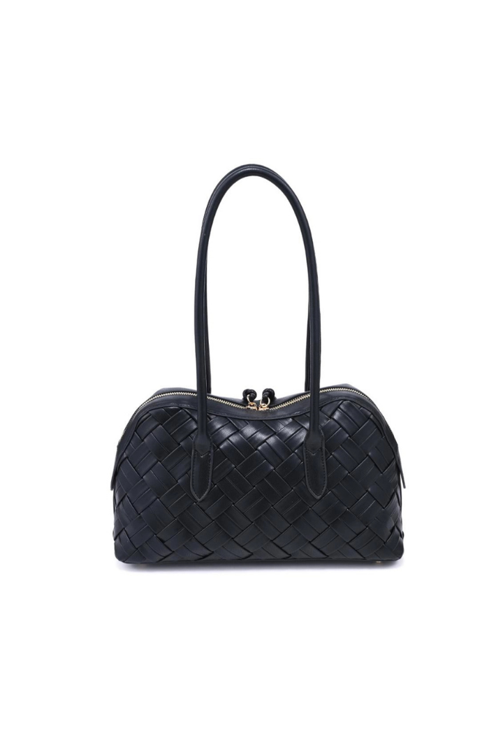 Lotus Shoulder Bag - Black