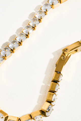 Flânerie by MAIQ René Rhinestone Dressy Bracelet - Gold
