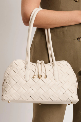 Lotus Shoulder Bag - Oatmilk